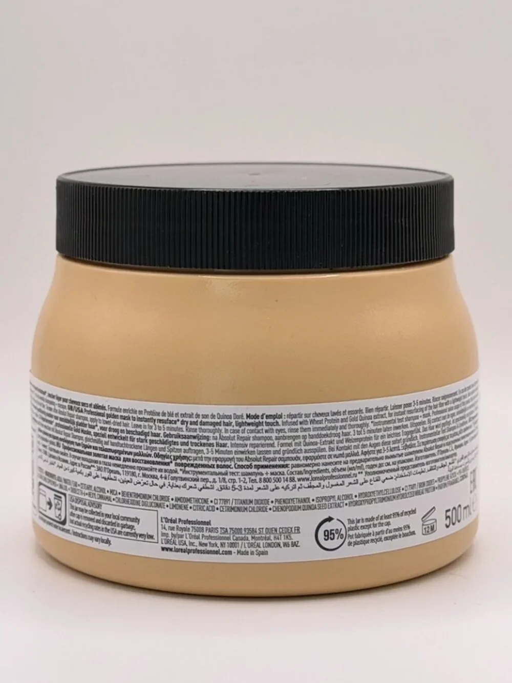 L'Oréal Professionnel Serie Expert Absolut Repair Golden Hair Mask, 16.9 fl.oz.